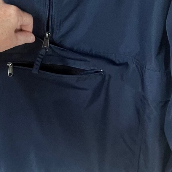 Champion Authentic Activewear Pullover Hoodie Jacket Mens Medium Black - Picture 7 of 11